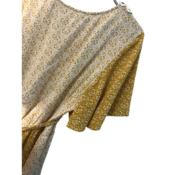 Floral Print Dress with Crochet Trim LC Lauren - Picture 6 of 7